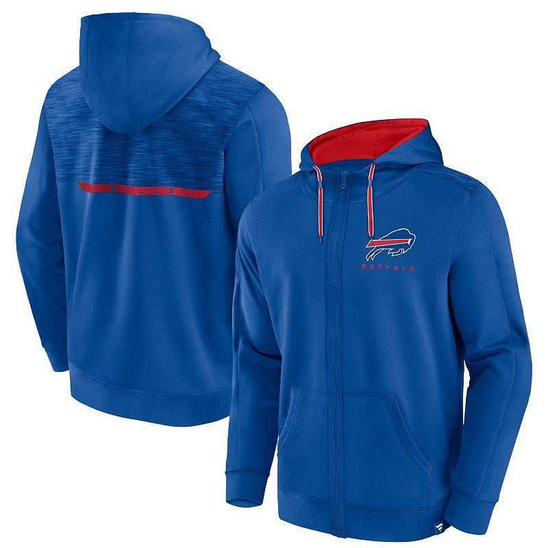 Mens Fanatics Royal Buffalo Bills Defender Evo Full-Zip Hoodie Product Image