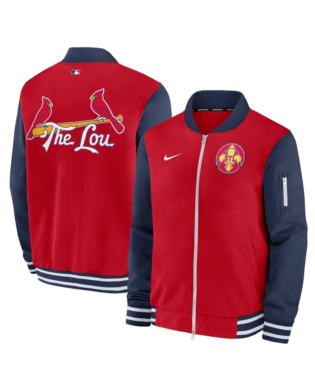 Nike Mens Red St. Louis Cardinals 2024 City Connect Authentic Collection Game Time Full-Zip Jacket Product Image