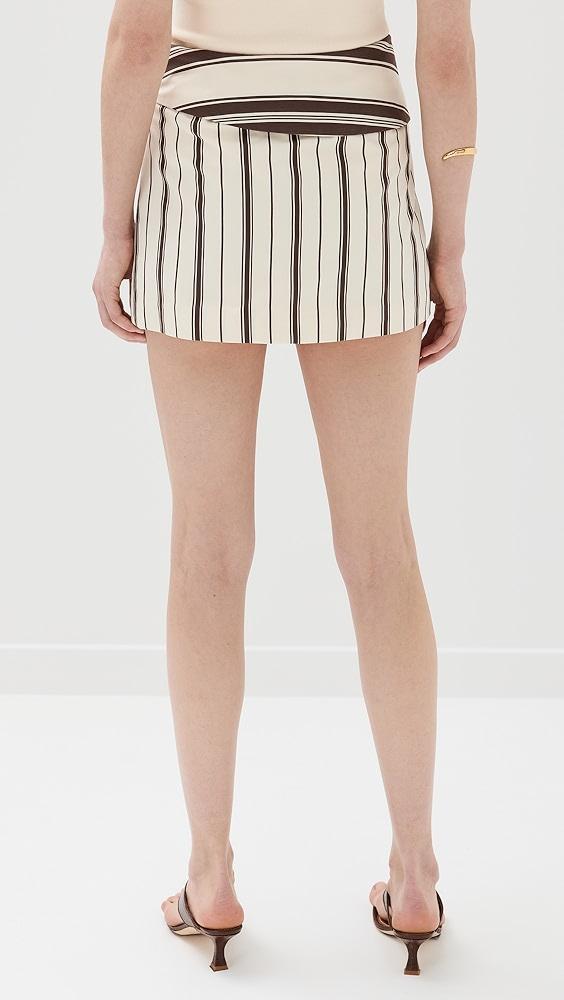 SIR. Cannoli Folded Mini Skirt | Shopbop Product Image