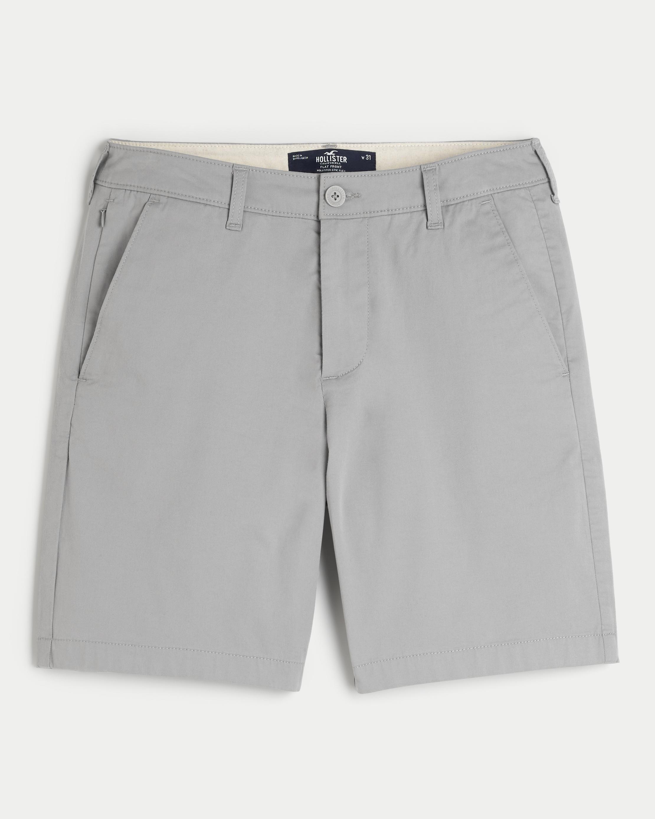 Twill Flat-Front Shorts 9" Product Image