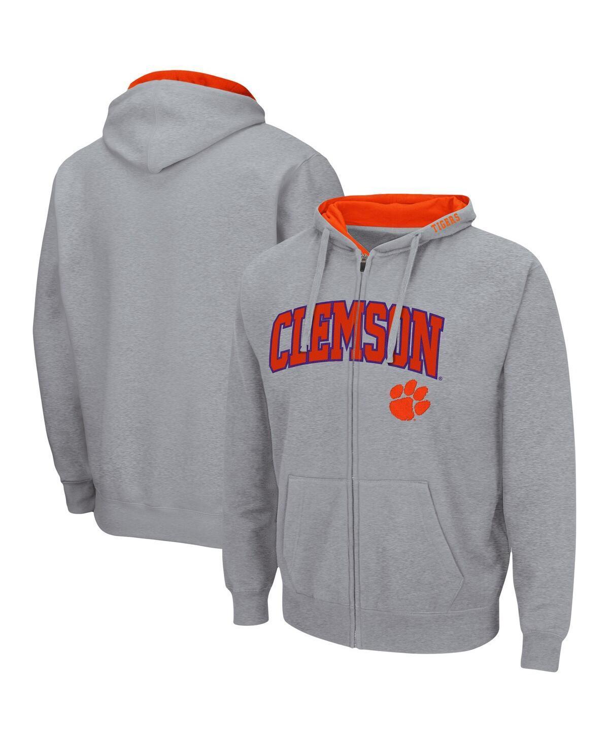 Colosseum Mens Tigers Arch Logo 3.0 Full-Zip Hoodie Product Image