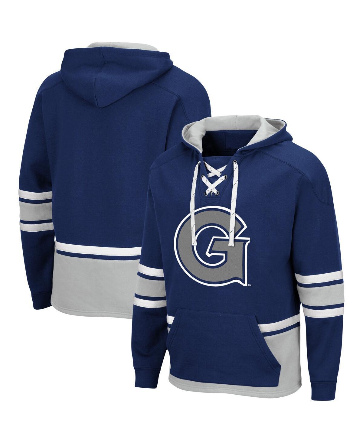 Mens Colosseum Navy Georgetown Hoyas Lace Up 3.0 Pullover Hoodie Grg Blue Product Image