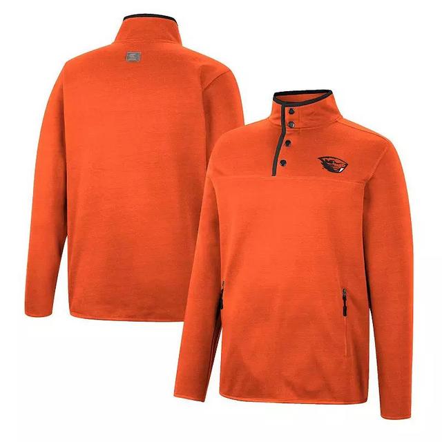 Mens Colosseum Oregon State Beavers Rebound Quarter-Snap Jacket Product Image