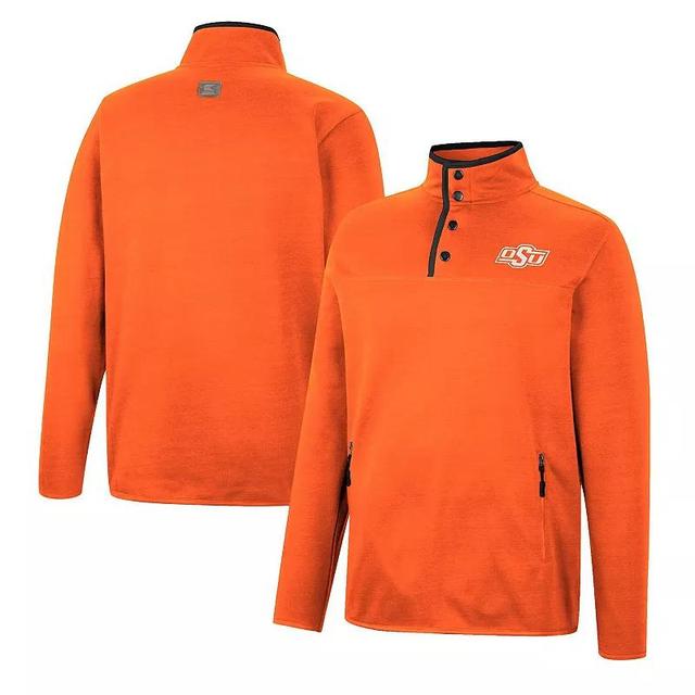 Mens Colosseum Oklahoma State Cowboys Rebound Quarter-Snap Jacket Product Image