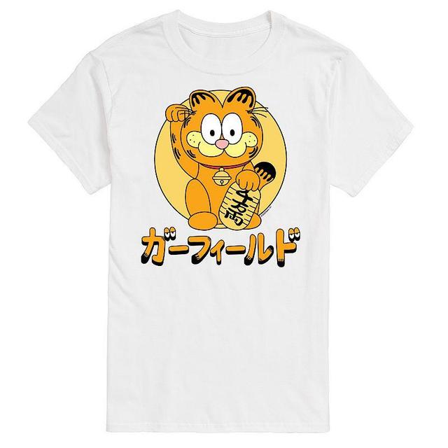 Big & Tall Garfield Garfield Lucky Cat Graphic Tee, Mens Product Image