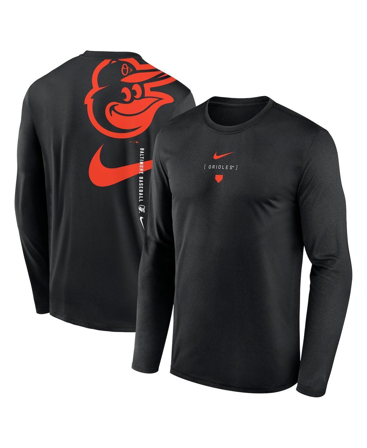 Baltimore Orioles Large Swoosh Back Legend Nike Men's Dri-FIT MLB T-Shirt Product Image