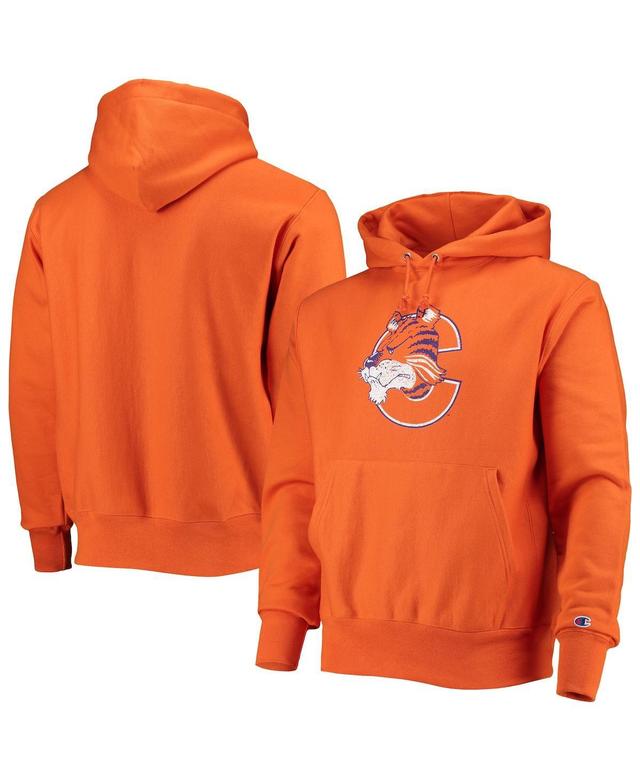 Mens Champion Clemson Tigers Vault Logo Reverse Weave Pullover Hoodie Product Image