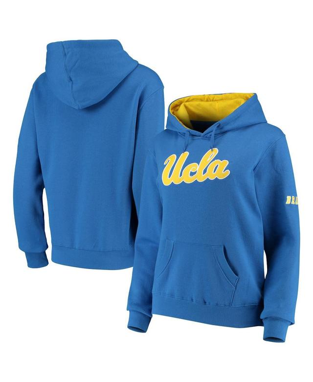 Womens Stadium Athletic Blue Ucla Bruins Big Logo Pullover Hoodie Product Image