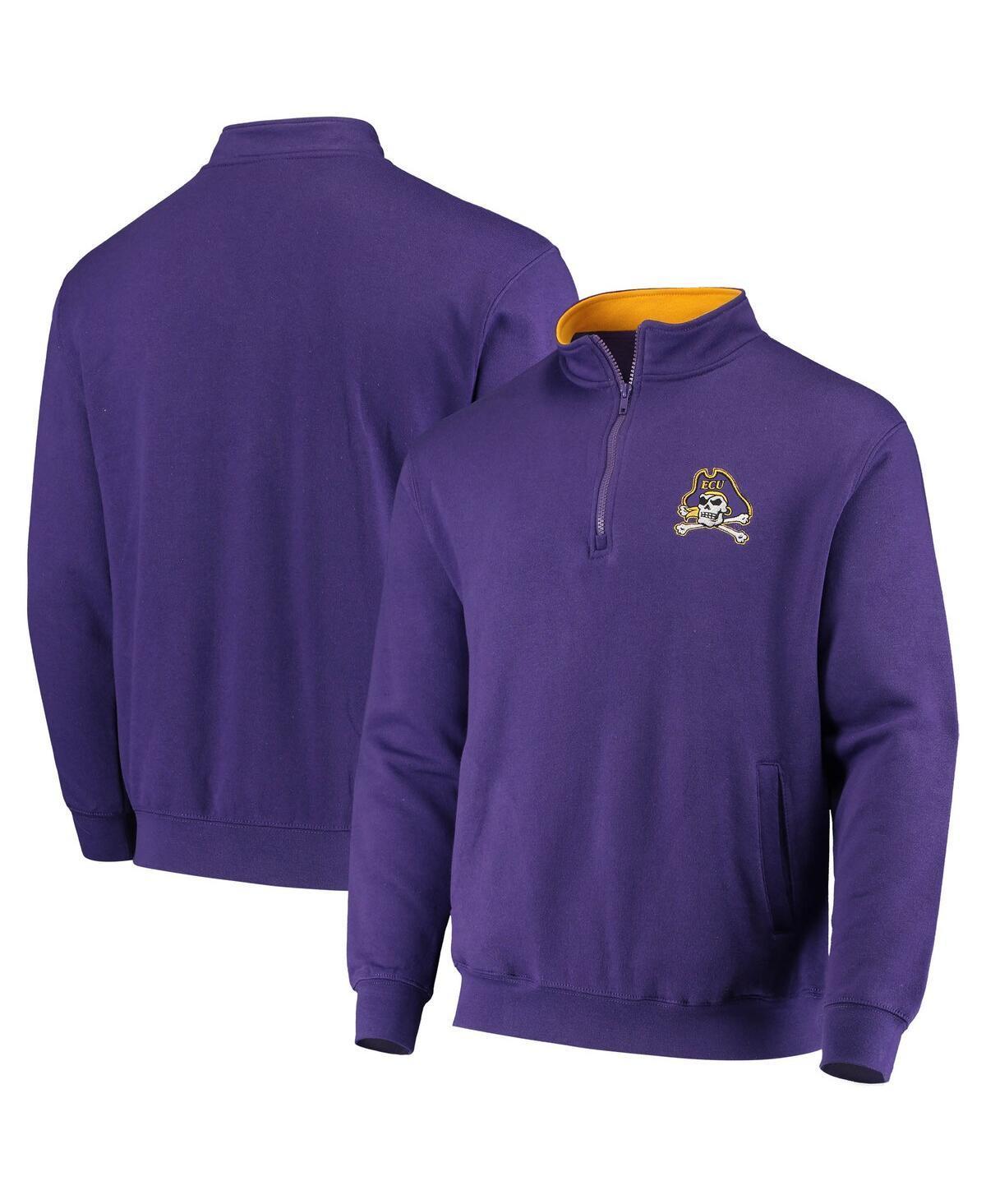 Mens Colosseum Purple Ecu Pirates Tortugas Logo Quarter-Zip Jacket Product Image