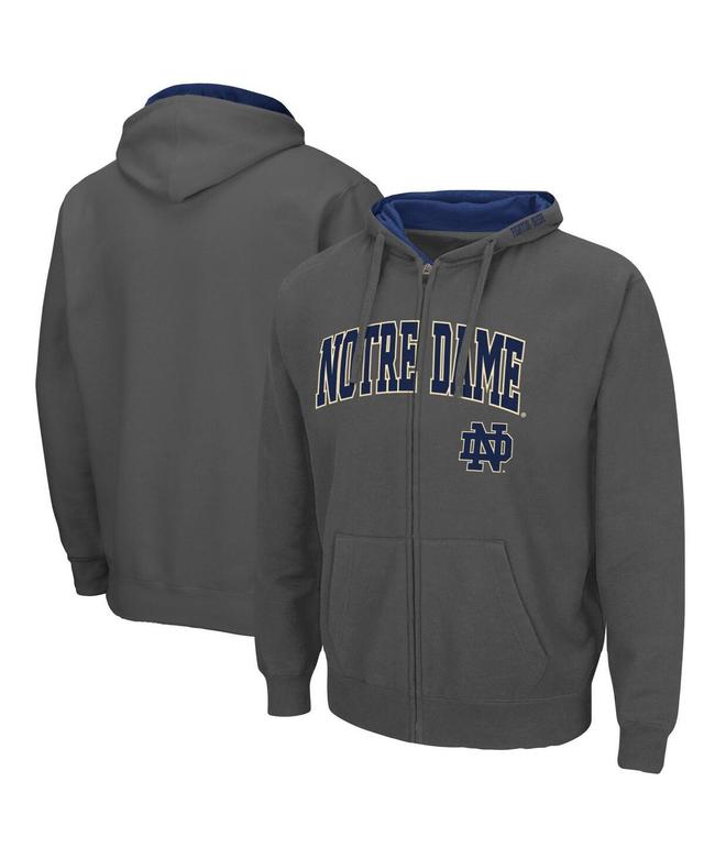 Colosseum Mens Notre Dame Fighting Irish Arch and Logo 3.0 Full-Zip Hoodie Product Image