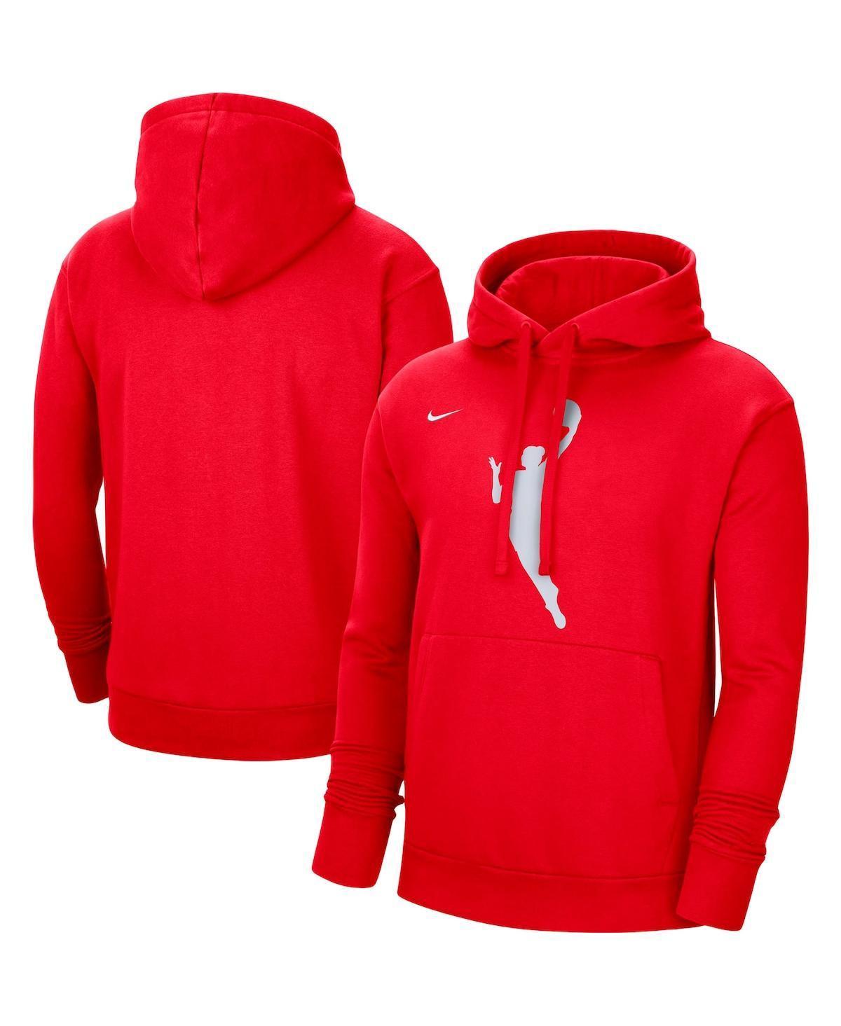 Mens and Womens Nike Red Wnba Logo woman Team 13 Pullover Hoodie Product Image