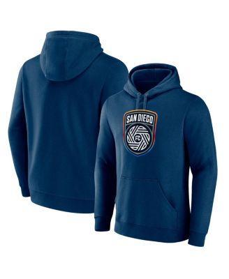 Mens Fanatics Navy San Diego Fc Primary Logo Fleece Pullover Hoodie Product Image