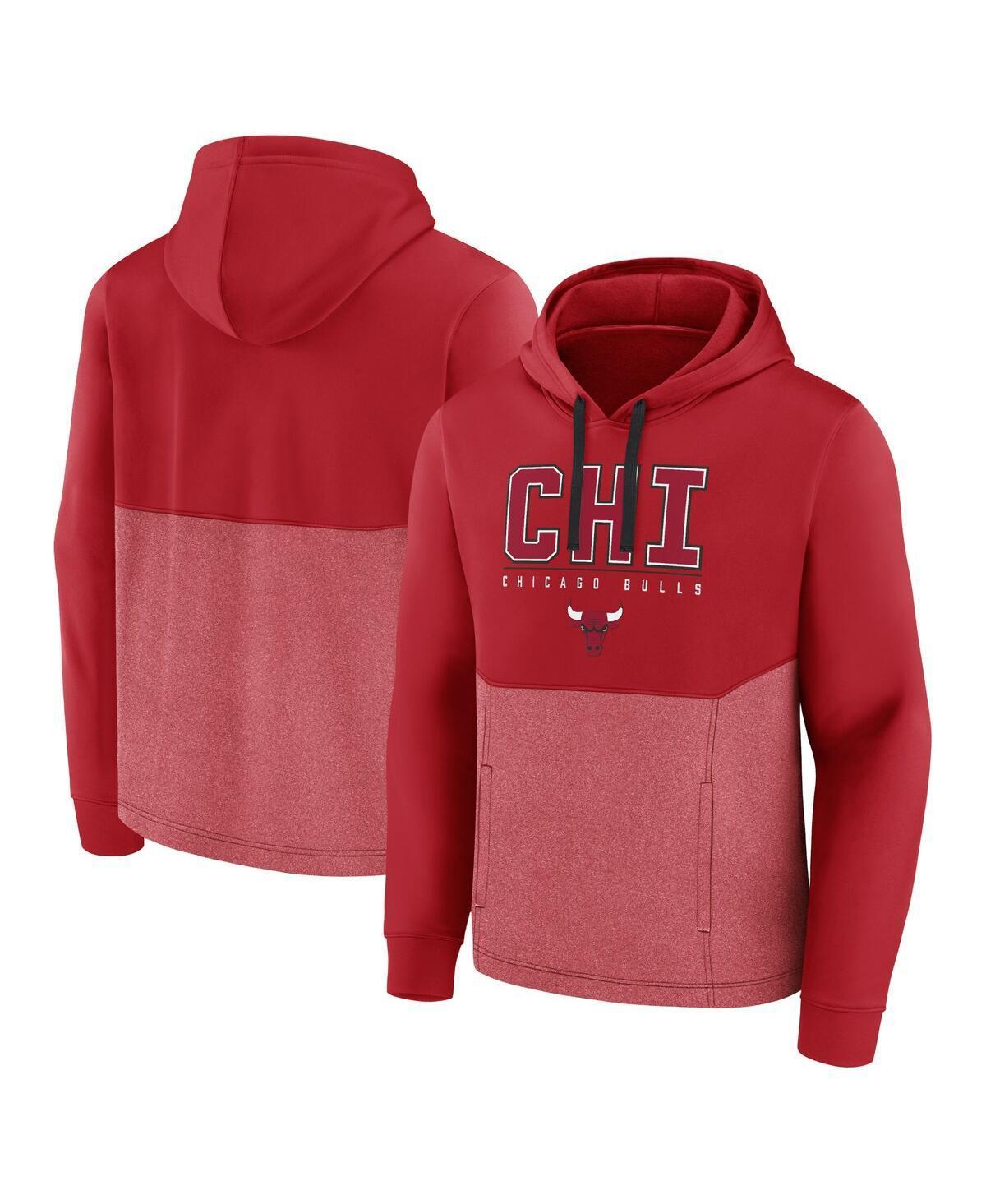 Mens Fanatics Branded Chicago Bulls Successful Tri-Blend Pullover Hoodie Product Image