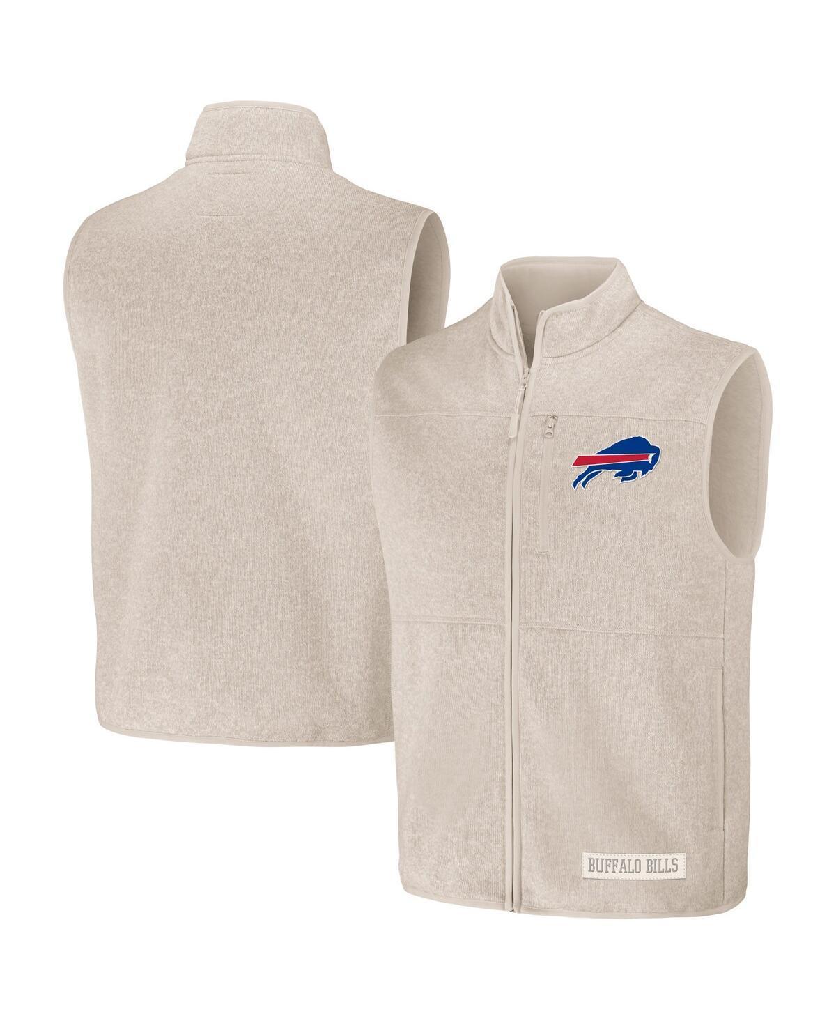 Mens Nfl x Darius Rucker Collection by Fanatics Oatmeal Buffalo Bills Full-Zip Sweater Vest - Oatmeal Product Image