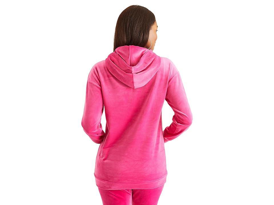 Juicy Couture Ombre Long Drop Shoulder Hoodie with Bling (Free Love) Women's Clothing Product Image