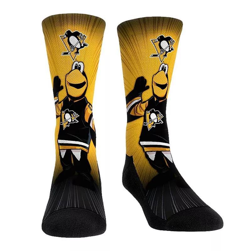 Rock Em Socks Pittsburgh Penguins Mascot Pump Up Crew Socks, Mens Product Image