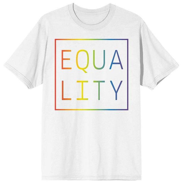 Mens Pride Equality Rainbow Tee Product Image