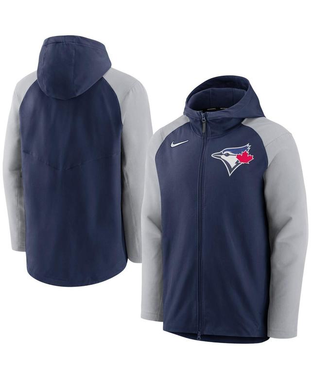 Mens Nike Navy Toronto Blue Jays Authentic Collection Performance Raglan Full-Zip Hoodie - Navy Product Image