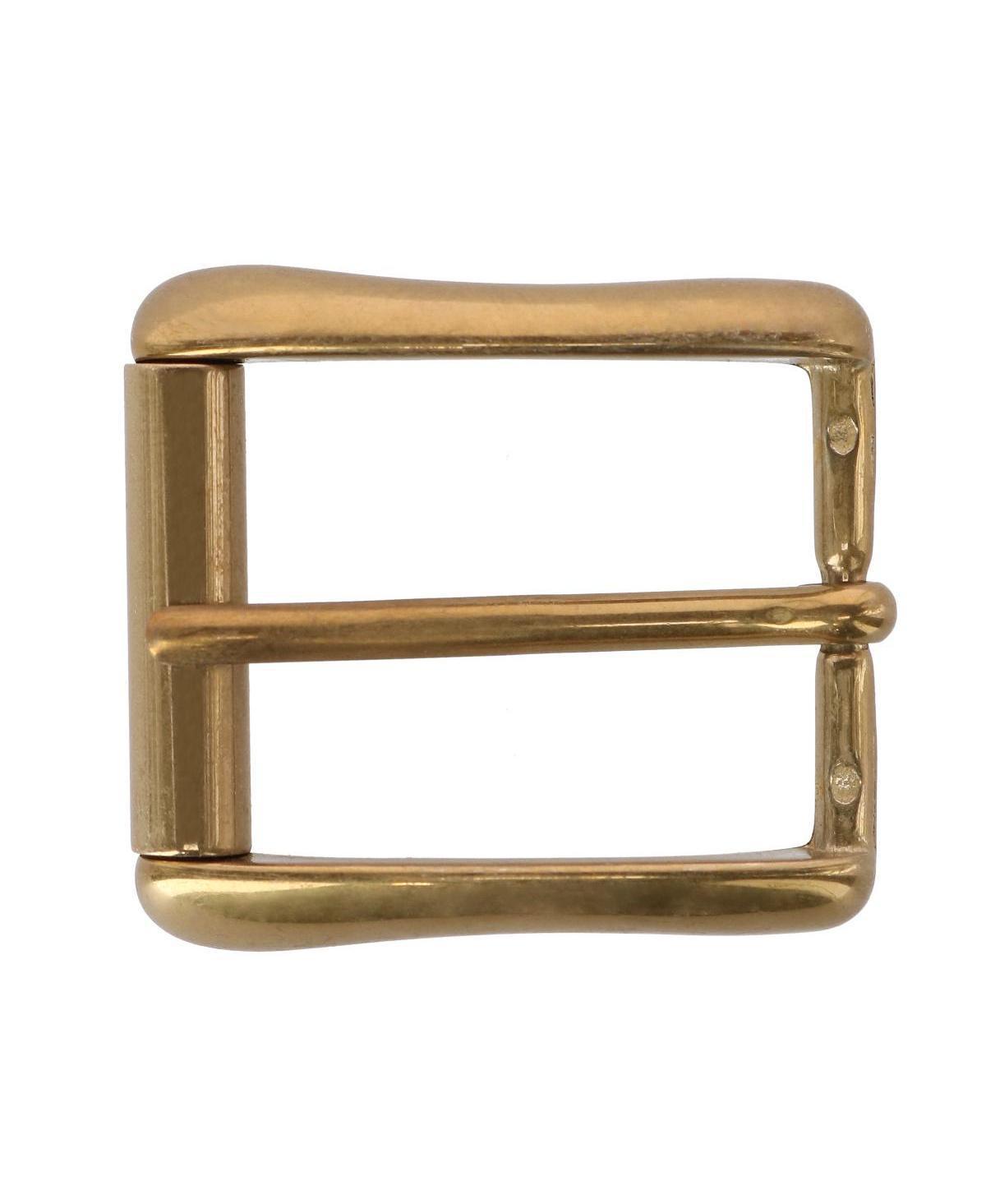 Trafalgar Mens 35mm Italian Brass Antique Gold Roller Buckle Product Image