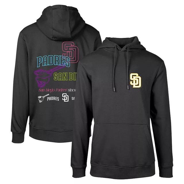 Mens Levelwear San Diego Padres Podium Vintage Pullover Hoodie Product Image