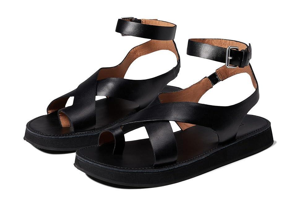 Madewell The Natasha Flatform Sandal (True Black) Women's Sandals Product Image