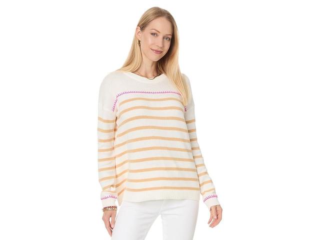 Lilly Pulitzer Kyren Sweater (Coconut Never Ending Stripe) Women's Sweater Product Image