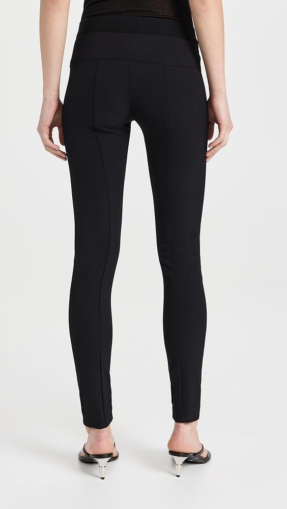 Veronica Beard Black Scuba Leggings | Shopbop Product Image