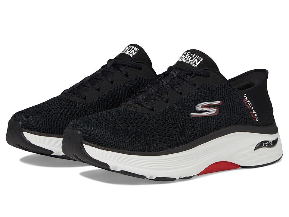 SKECHERS Skechers Hands Free Slip-ins: Go Run Max Cushioning Arch Fit - Game Red) Men's Shoes Product Image