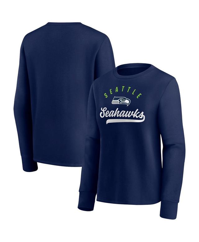 Womens Fanatics Branded College Seattle Seahawks Ultimate Style Pullover Sweatshirt Blue Product Image