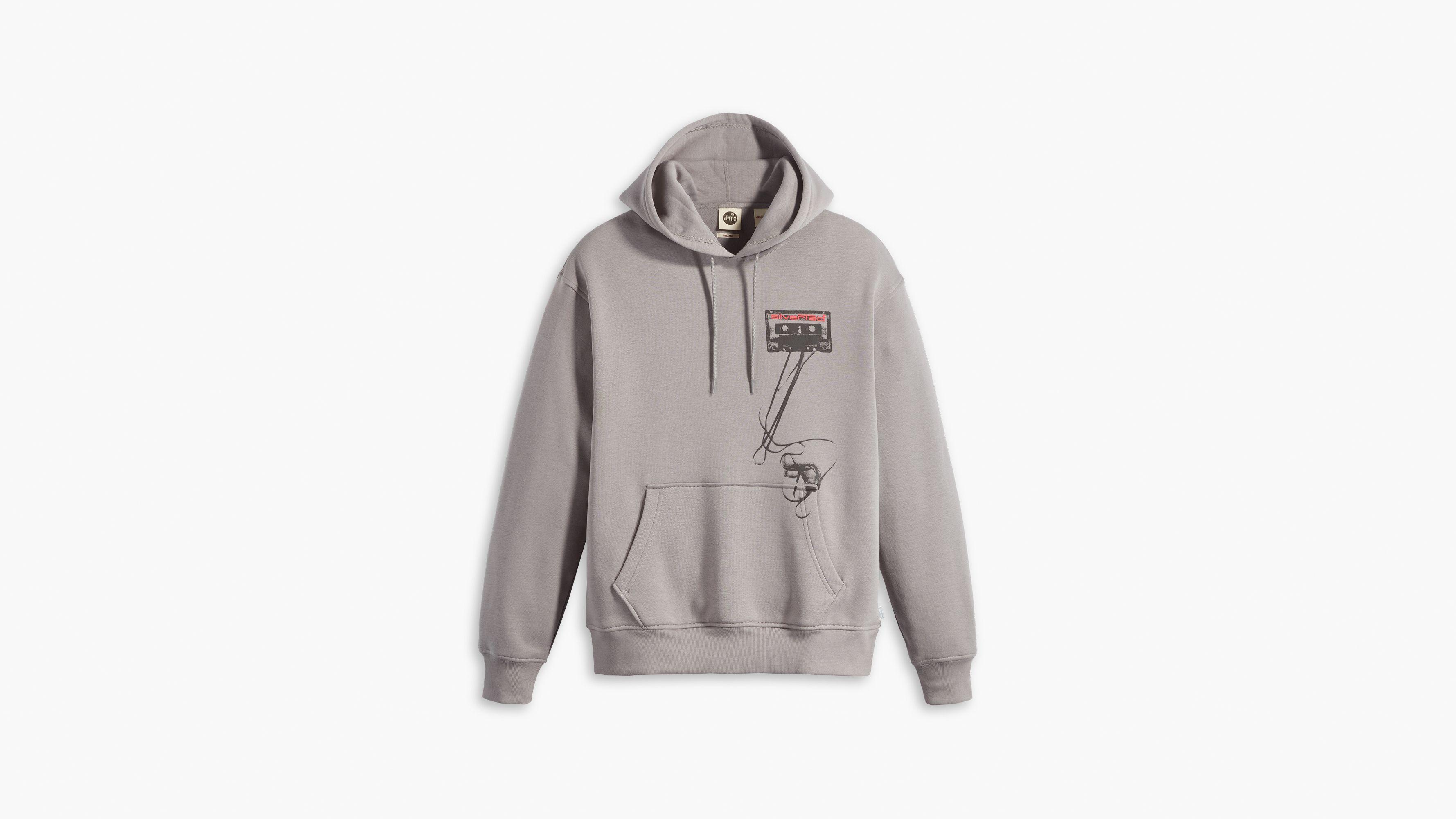 SilverTab™ Relaxed Graphic Hoodie Sweatshirt Product Image