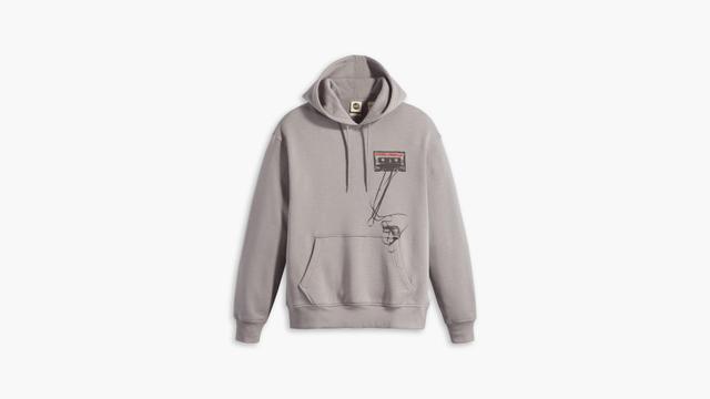 Levis SilverTab Relaxed Graphic Hoodie Sweatshirt - Mens Product Image