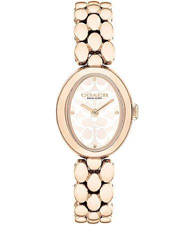 COACH Womens Sammy Quartz Analog Rose Gold Tone Stainless Steel Bracelet Watch Product Image