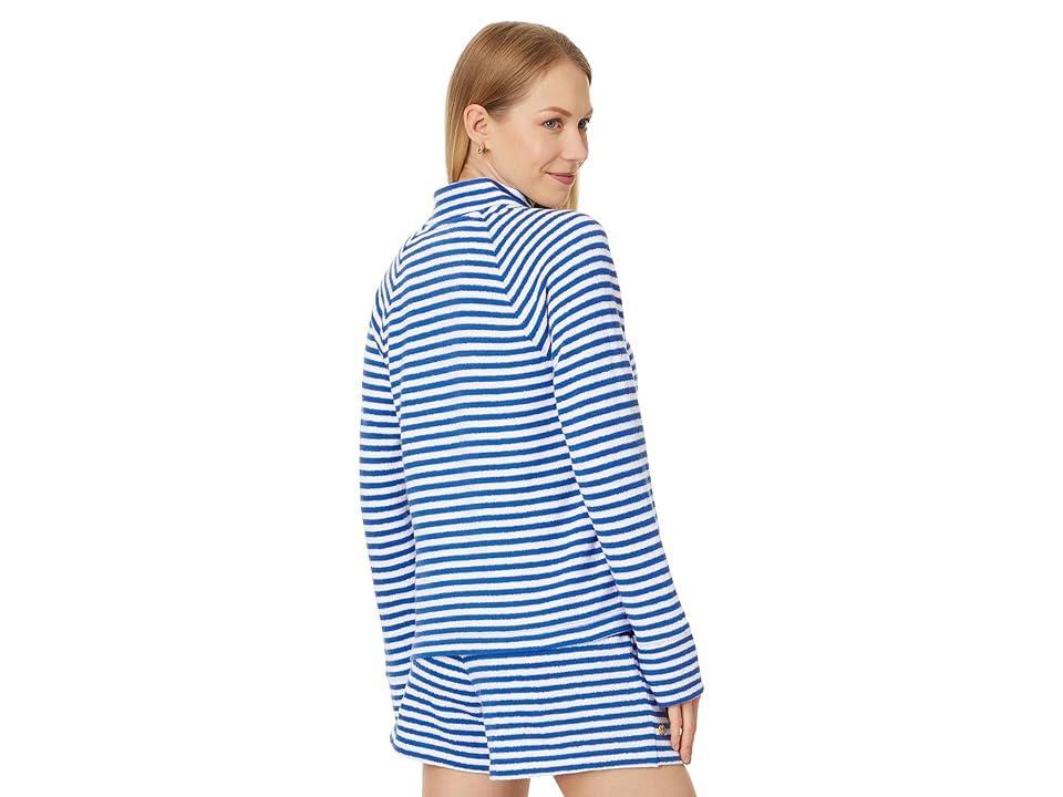 Lilly Pulitzer Cassi Popover (Barton St. Tropez Stripe) Women's Clothing Product Image