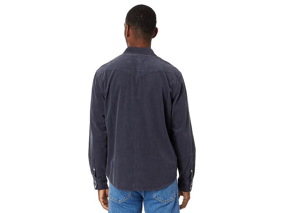 Lucky Brand Corduroy Western Long Sleeve Shirt (Parisian Nights) Men's T Shirt Product Image