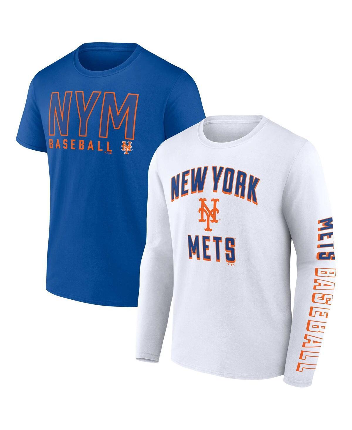 Mens Fanatics Royal New York Mets Two-Pack Combo T-shirt Set - Royal Product Image