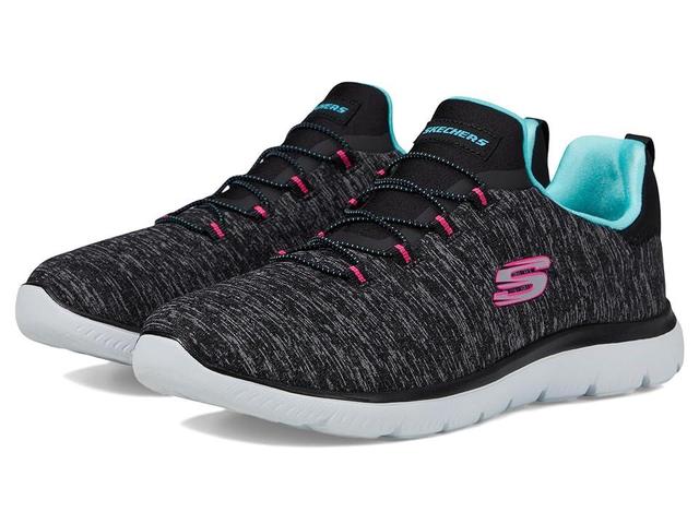 SKECHERS Summit - Quick Getaway Light Blue) Women's Shoes Product Image