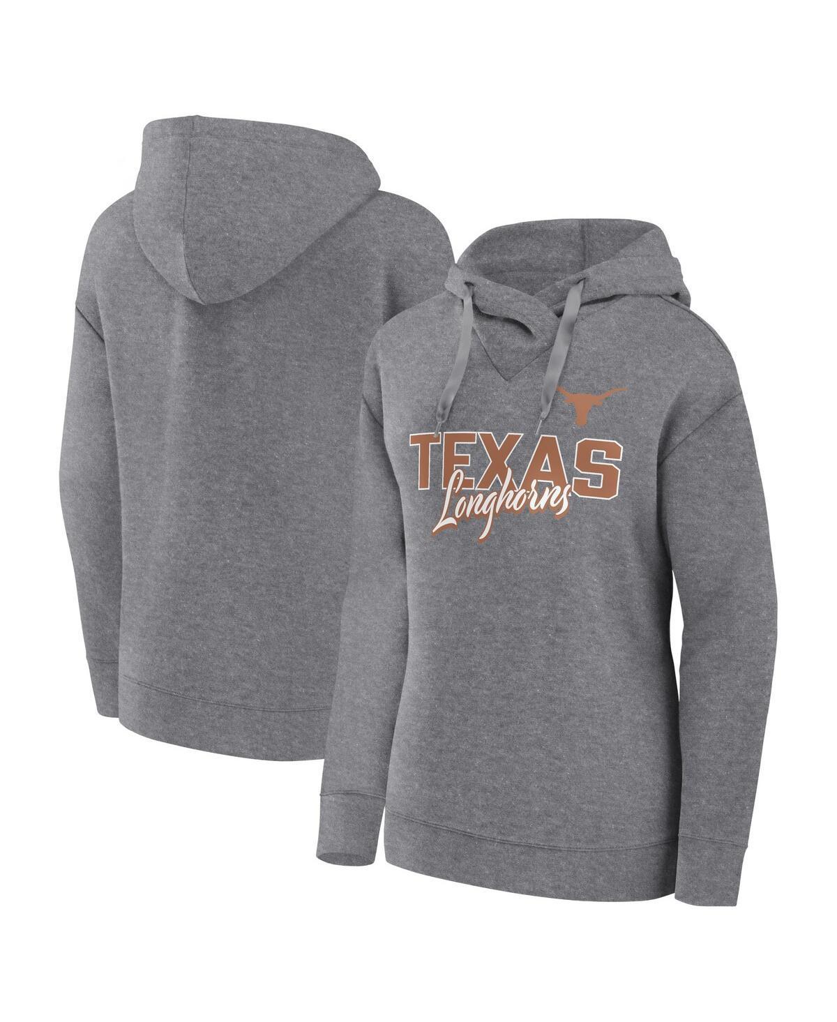 Womens Fanatics Branded Heather Gray Florida Gators Script Favorite Pullover Hoodie Product Image