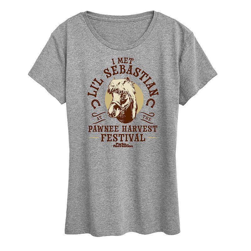 Womens Parks & Rec Lil Sebastian Graphic Tee, Girls Product Image