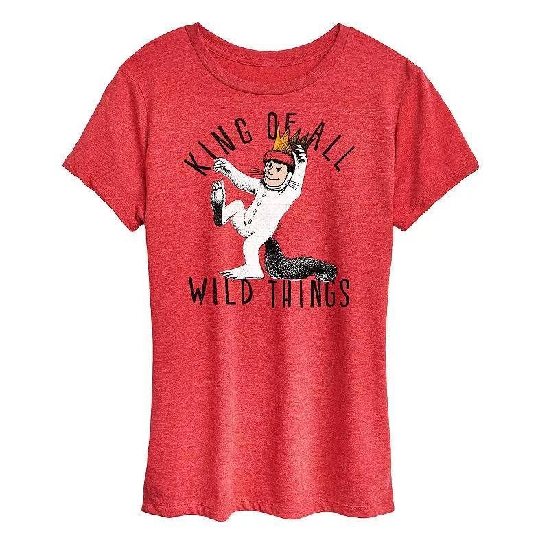 Womens Where The Wild Things Are King Graphic Tee Product Image