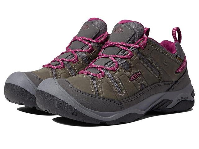 KEEN Circadia Waterproof (Steel Grey/Boysenberry) Women's Waterproof Boots Product Image