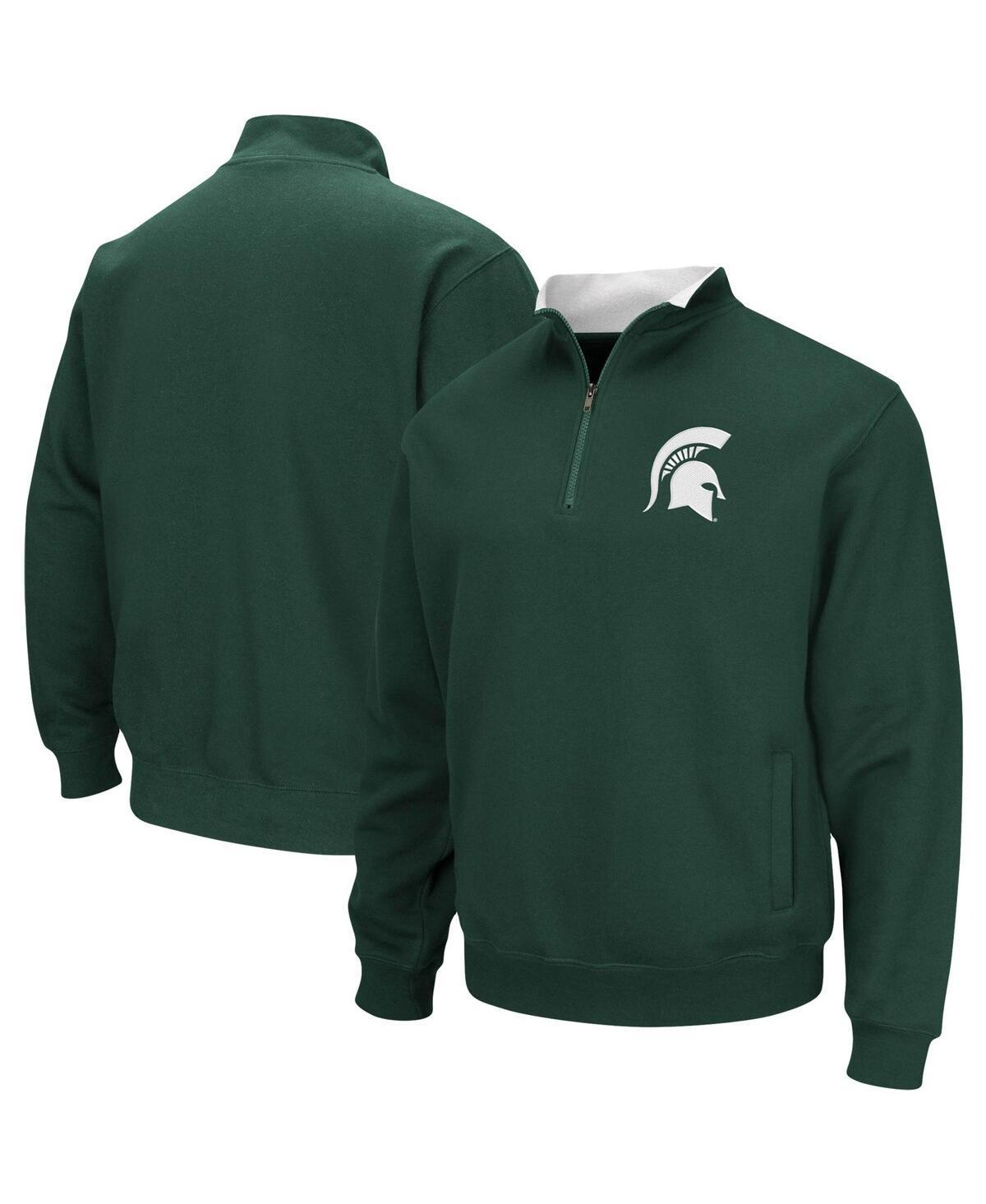 Mens Colosseum Michigan State Spartans Big & Tall Tortugas Quarter-Zip Jacket Product Image