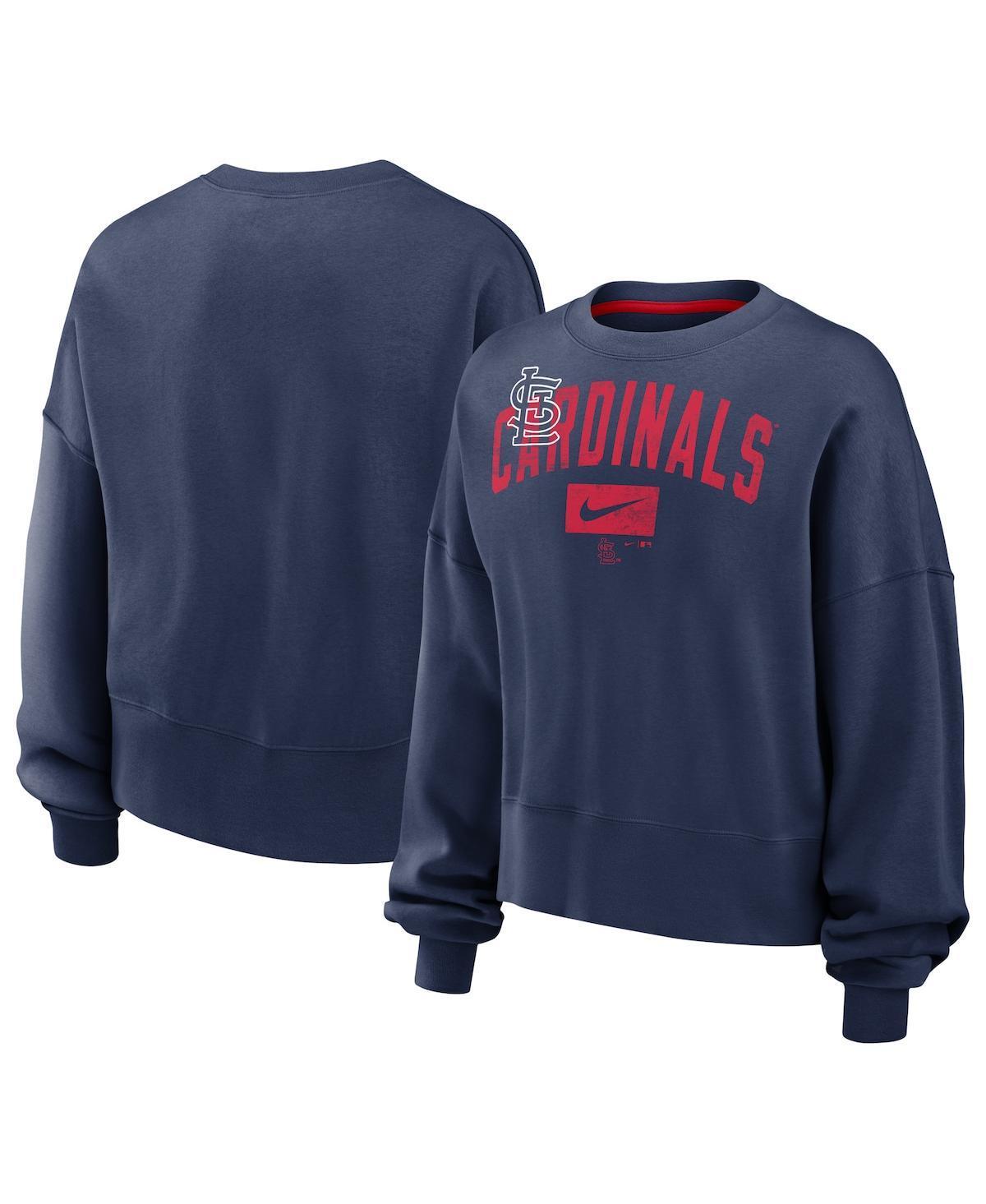 Womens Nike Navy St. Louis Cardinals Pullover Sweatshirt Product Image