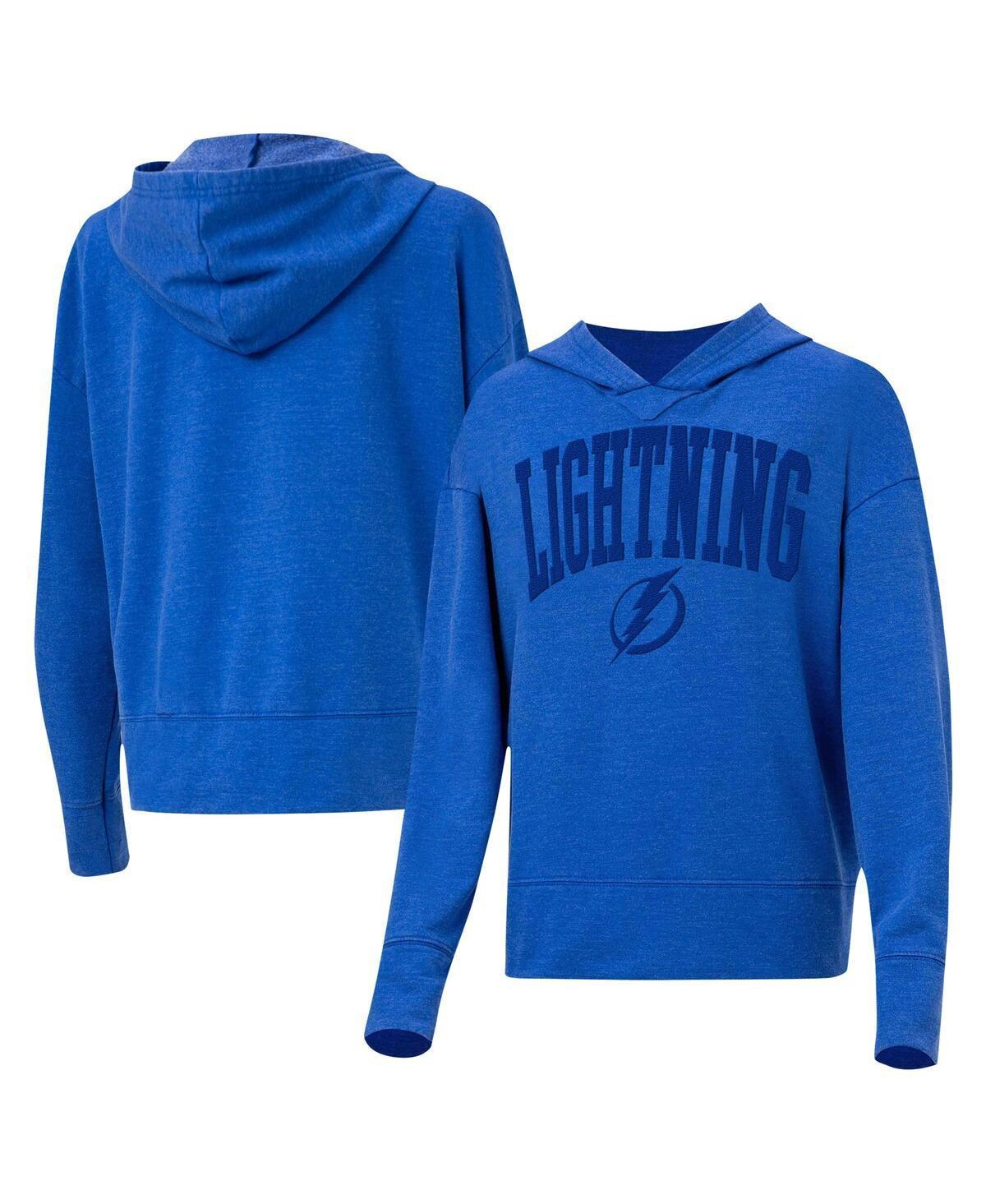 Concepts Sport Womens Blue Tampa Bay Lightning Volley Pullover Hoodie Product Image