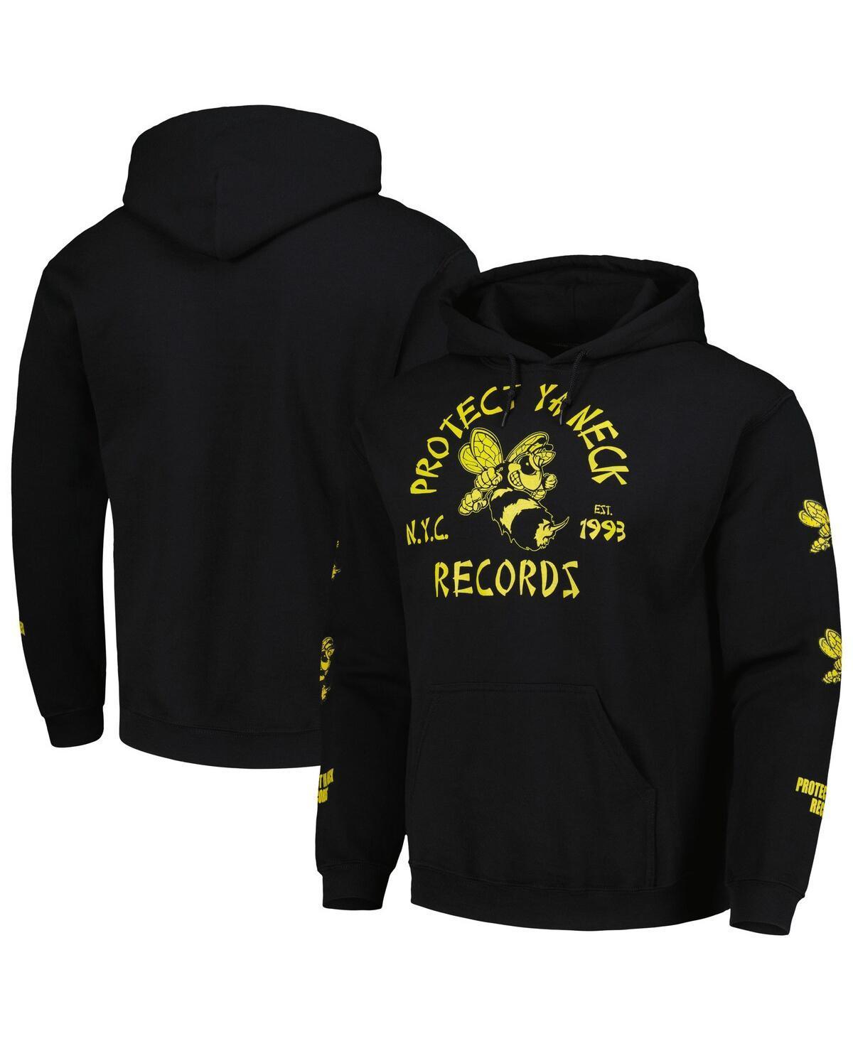 Mens Protect Ya Neck Records Black Graphic Pullover Hoodie Product Image