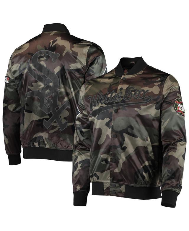 Mens Pro Standard Camo Chicago White Sox Satin Full-Snap Jacket Product Image