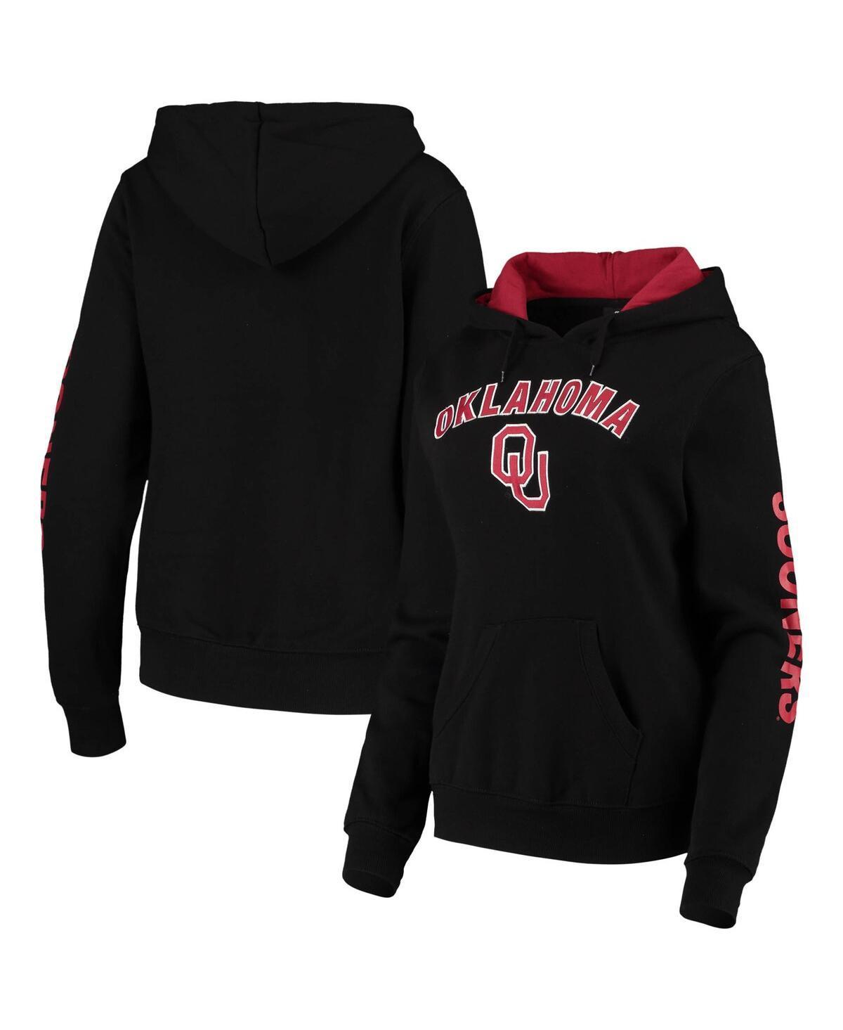 Womens Colosseum Oklahoma Sooners Loud and Proud Pullover Hoodie Product Image