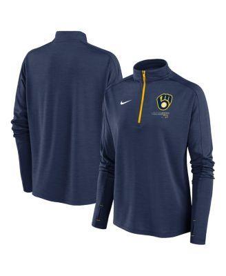 Womens Nike Navy Cleveland Guardians Pacer Quarter-Zip Top Product Image