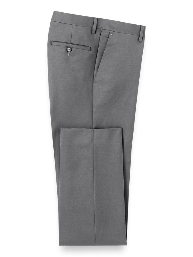 Classic Fit Wool Gabardine Pleated Pants Product Image