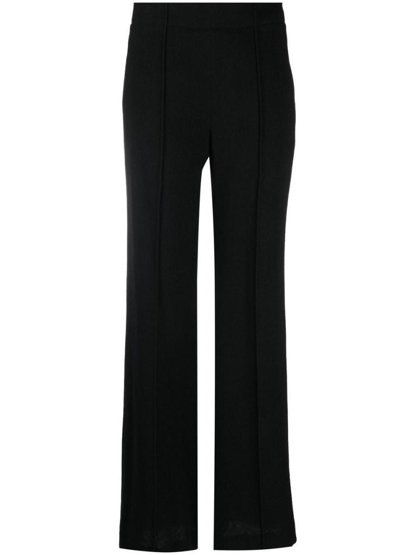 Flare Leg Trousers In Black Product Image