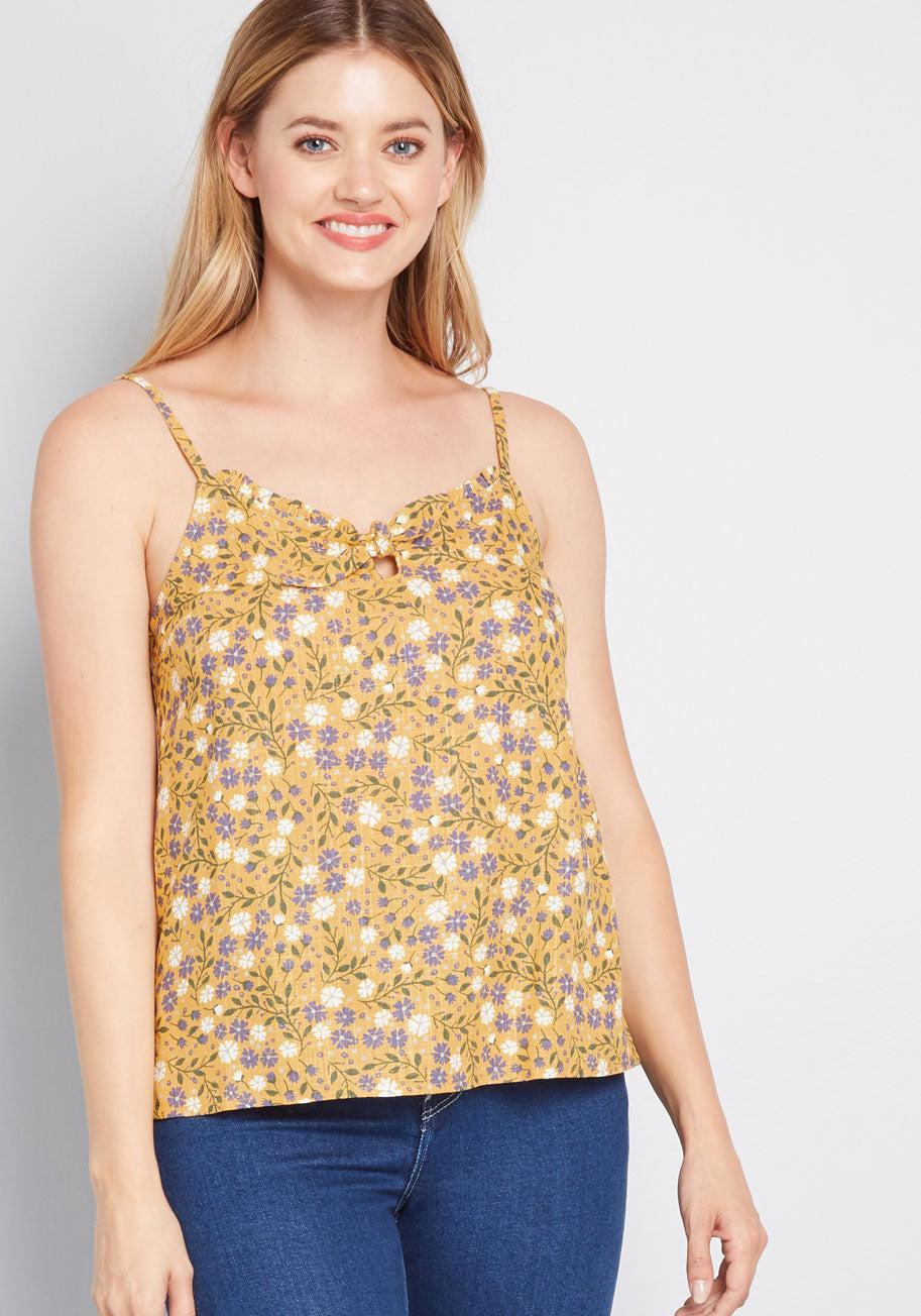 Spruced Up Summer Sleeveless Top Product Image